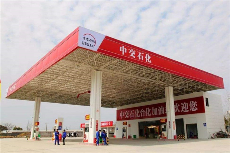 三河加油站钢结构网架案例6